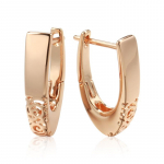 Kinel Rose Gold v&auml;rvi l&auml;ikivad inglise k&otilde;rvar&otilde;ngad naistele Lihtne mood pruudi pulmapeened ehted roosa kuldne v&auml;rv