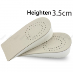 Sunvo Invisible K&otilde;rgendatud Sisetallad Meeste Liftijalatsid Pool Hingavast Nahast Suurendava Sisetalla T&otilde;steva Kontsapadjandiga 3.5cm Height insole