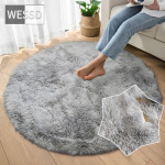 Armas Rainbow Plush vaip, &uuml;mmargune t&uuml;drukute toale Armas pehme karvase juuksevaip magamistoale lastetoale M&auml;ngumatt Roomamismatt Libisemiskindel Diameter 200cm