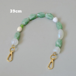 Uus naistekoti aksessuaar v&auml;rviline akr&uuml;&uuml;lvaigust helmeste osa k&auml;sit&ouml;&ouml;na valmistatud randmepael armas telefoni&uuml;mbrisrihm naiste koti k&auml;epideme kett 39CM