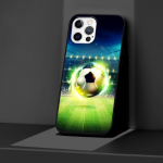 Jalgpalli Jalgpalli P&otilde;letav Fire Case iPhone 14 13 11 12 Pro Max Xr 7 8 +X 6 6s Plus Xs Se Coque must pehme telefoni kate iPhone 14 Plus