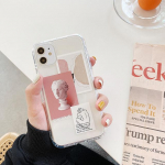 Trendikad Davidi telefoni&uuml;mbrised iPhone'ile 11 12 13 14 Pro Max Mini Xsmax 7 8 Plus X Xr Silikoonist &uuml;mbris, l&auml;bipaistev kate Capa Shell Fundas for iphone 12 mini