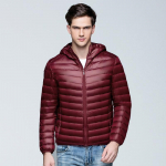 Kerge sulejope Meeste l&uuml;hike kapuutsiga sulejope, talvine meeste valge sulejope Superkerge sulejope meester&otilde;ivad XXXL