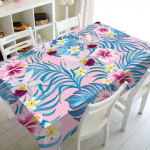 Troopiline palmilehtedest laudlina Kodu K&ouml;&ouml;k Veekindel laudlina Pulmapuhkusepidu Ristk&uuml;likukujuline diivanilaud Laudlina 40x70cm15x27inch