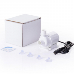 DC 24V 3M 1000L/H vaikne harjadeta mootor sukelbasseini p&auml;ikeseenergia veepump valge