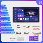 Hizpo DSP Carplay 4G+WIFI 7tolline 2 Din Android Universaalne autoraadio Multimeedia Videopleier Stereo 2Din Autoraadio Peaseade Stereo Navi GPS Audio RDS PC S1 8Core 3G 32G NO-ISO