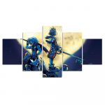 Kingdom hearts Modular Pictures 5 paneeli L&otilde;uendimaali plakat Jaapan Prindi L&otilde;uendimaali kaunistus F647 20x35cm*2 20x45cm*2 20x55cm*1
