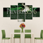 Kaasaegses stiilis piiblisalm mitmel l&otilde;uendil Maalimine Vanas&otilde;nad Plakatitr&uuml;kk Dekoratsioon Seinakunstipildid Kodukujundus Magamistuba 20x35cm*2 20x45cm*2 20x55cm*1