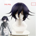 Anime Danganronpa V3 Killing Harmony Kokichi Ouma Cosplay kost&uuml;&uuml;m parukaga, mantliga Cosplay komplekt, Halloweeni peokost&uuml;&uuml;m Ouma Kokichi 4-XS&Danganronpa