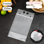 50 TK &uuml;hekordselt kasutatav mahl, kohv, vedel kott, tihend, toidukott, l&auml;bipaistvad joogikotid, peolauan&otilde;ud 250ml