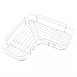 Puntsivaba rauast nurgariiul vannitoa-magamistoa k&ouml;&ouml;gi jaoks valge