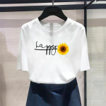 Aasia suuruse printiga naiste naiste T-leopard, armastus s&uuml;da, magus 90ndate r&otilde;ivad vabaaja naiste suvine graafiline triiks&auml;rk Moodne l&uuml;hikeste varrukatega T-s&auml;rk S