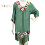 Bikiinituunika &otilde;&otilde;nes, hingav p&auml;ikesekleit Populaarne seksikas puhtav&auml;rviline ujumisriided rannas