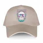 Moebr&auml;ndi pesapallim&uuml;tsid, suvised Snapback M&uuml;ts, unisex &Auml;ge tehnomuusika Skull Head Adult uusim golfim&uuml;ts Hingavad m&uuml;tsid Adjustable