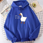 Rahu pole kunagi olnud valik Hoodie printimine Naljakas kapuutsiga dressipluus Uudsed Suurem&otilde;&otilde;tmelised topid Harajuku m&uuml;ts, k&ouml;is kapuuts 2XL