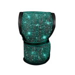 Smaragdroheline auto rooliratta katte tarvikud Naiste Blingi kivide komplekt Sisekujundus Autodekoor Stiil Bling Emerald Handbrake Cover black