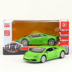 1/36 Scale Huracan LP610-4 valuautomudel, tsingisulamist m&auml;nguauto lastele, tagasit&otilde;mmatavad s&otilde;idukid m&auml;nguauto v&auml;ikelastele lastele, poistele, t&uuml;drukutele, kingitus (Roheline) 1/36-12.5x5x3cm roheline