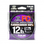 Sunline Fluorocarbon Leader Saltwater System Shock Leader 50m 12lb (9147) puhas