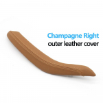 Auto salongi reisijate uste t&otilde;mbek&auml;epide nahk v&auml;liskatte vahetus BMW X5 X6 F15 F16 jaoks Champagne Right