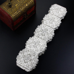 &Scaron;ikk naiste pulmakleit v&ouml;&ouml; pruudi ehted kristallist talje kett h&otilde;be