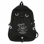 Uus t&uuml;drukute vaba aja valge tikandiga nailonist Kawaii koolikott Naiste kolledži seljakott Daam armas s&uuml;learvuti mood Naiste reisiraamatukott No rabbit doll must