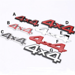 Auto pagasiruumi 3D kroomitud metallist m&auml;rgi kleebis 4x4 embleemi logo k&otilde;igi linnamaasturite automaatse kujundamise tarvikute jaoks A