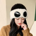 Naiste m&uuml;tsid Tuulekindlad prillid M&uuml;ts Palus talvemood Gorros Cap Fixing Virnastamine Kootud M&uuml;tsid Naiste isikup&auml;ra Suusam&uuml;tsi 55-60cm valge