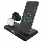 6 in 1 30W Fast Wireless Charger Clock Pad for iPhone 14 13 12 11 Pro Wireless Charging Stand for Apple Watch 8 7 6 SE AirPods Pro must