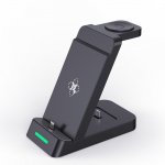 Juhtmeta laadija 3-&uuml;hes iPhone'ile 14 13 12 11 15 W kiirlaadimisdokk Apple Watchi jaoks 8 7 6 5 Airpods Pro laadijate alus standard
