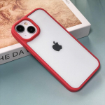 KEYSION Fashion l&auml;bipaistev &uuml;mbris iPhone 15 Pro Max 15 Plus HD l&auml;bipaistev p&otilde;rutuskindel telefoni tagakaas iPhone 14 Pro Max 14Plus jaoks for iPhone 15 punane