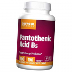 Pantoteenhape, pantoteenhape B5, Jarrow Formulas 100 k&ouml;&ouml;giviljakapslit (36345001) 100vcaps