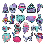 18 tk Halloweeni seeria PVC kingakaunistused 18pcs