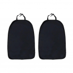 2tk Auto seljatoe kaitsja reguleeritav pandlaga elastne rihm veekindel Oxfordi kaitse istme seljatugi lastele must