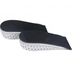 1 paar Unisex 2,3&ndash;4,3 cm m&auml;luvahust k&otilde;rgust suurendavad pooljalatsi sisetallad 4.3 cm must hall v&auml;rv