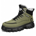 Meeste talvised karusnahast voodriga k&otilde;rge &uuml;laosaga matkatossud v&auml;listingimustes, vabaaja n&ouml;&ouml;riga taktikalised saapad, n&ouml;&ouml;riga poolsaapad, soojad lumesaapad meeste l&uuml;hikestele papudele 42