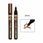 Galvaniseeritud peegli markerpliiats DIY peegeldavad v&auml;rvipliiatsid K&auml;sitsi parandatav kroomitud veekindel rehvi keraamiline parandusv&auml;rv 1mm/2mm/3mm 3.0mm