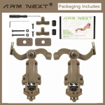 OPS CORE ARC/Wendy M-LOK kiire kiivri siini kinnitusadapteri peakomplekti tarvikud jahi Airsoft tulistamisk&otilde;rvaklappide kinnitus parkkoor