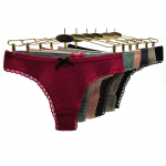 Naiste stringid G-stringid naiste aluspesu Seksikas puuvill armsad vibud Naiste alusp&uuml;ksid stringid tangad naistele 6 tk M