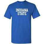 Indiana State Sycamores Block Team Color College University unisex T-s&auml;rk S