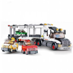 638TK Roomiktransporter S&otilde;idukimudel Ehitusklotsid Klotsid M&auml;nguasjad Kingitus t&auml;iskasvanud lastele poistele No Box