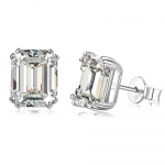 D v&auml;rv 100% 925 Sterling h&otilde;be smaragd l&otilde;igatud 4CT k&otilde;rge s&uuml;sinikusisaldusega teemandid K&otilde;rvar&otilde;ngad pulmapeo ehted Drop Shipping valge