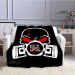 GTR racing retro prinditud tekid Soe tekk pehme ja mugav kodu reisi vooditekk piknikutekk s&uuml;nnip&auml;evakingitus 75x100cm