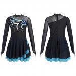 Laste tantsuv&otilde;istlus Iluuisutamiskleit Teismeliste V&otilde;imlemine Trikood Splice Litteriga tantsuriided Baleriini uhke kost&uuml;&uuml;m 5-6 Years taevasinine v&auml;rv