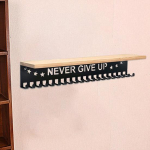 Medali hoiukonks Roostekindel mitmeotstarbeline bambusest praktiline suur bambusest trofee plaadi n&auml;idikukonks majapidamistarbed must