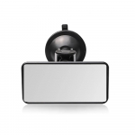 Beebi autopeegel, reguleeritav autosalongi klambriga tahavaatepeegel, universaalne purunemiskindel laps Suction Cup must