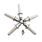 5 tk asendusvarda Alpenstocks Tip Trekikepid Stick Hat Libisemisvastased kaitsed