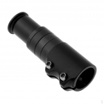 Reguleeritav jalgratta juhtraua t&otilde;stuk, jalgrattahargi varret&otilde;stuki pikendus alumiiniumsulamist - must