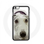 Valge Greyhound Iphone SE &uuml;mbris