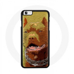 Pruun Pitbull iPhone SE &uuml;mbris