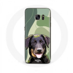 &Uuml;mbris Samsung Galaxy S7 Edge Beauceron Black Dog Breed jaoks